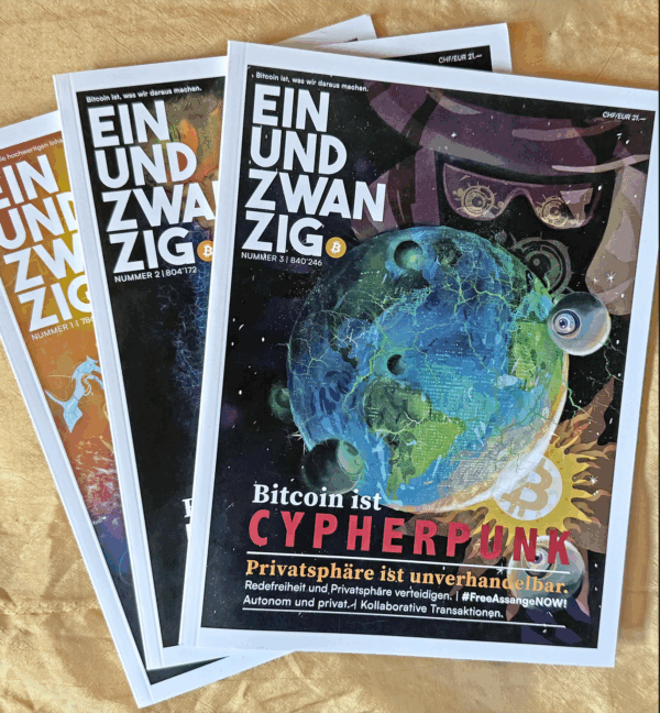 Bundle: Lightning, Proof Of Work, Cypherpunk, Souverän