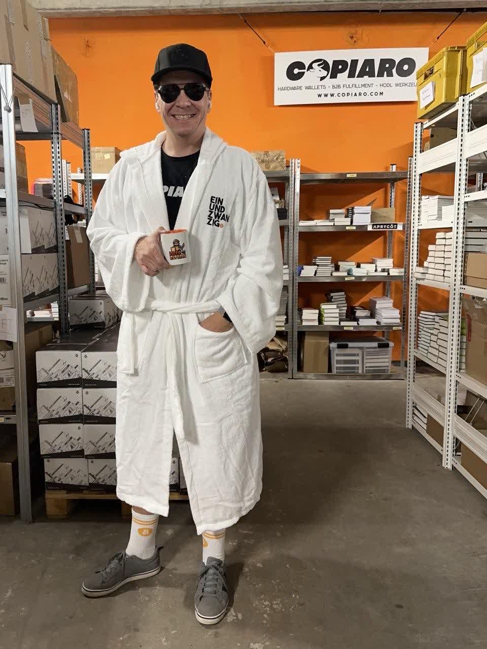 Einundzwanzig Luxus-Bademantel – 100% Baumwolle, 350gsm Terry – Bild 3