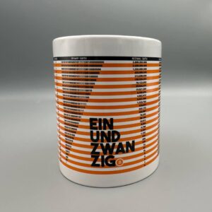 Einundzwanzig „Retirement Calculator“ Tasse – 0,3 L Bitcoin-Motivator für jeden Morgen